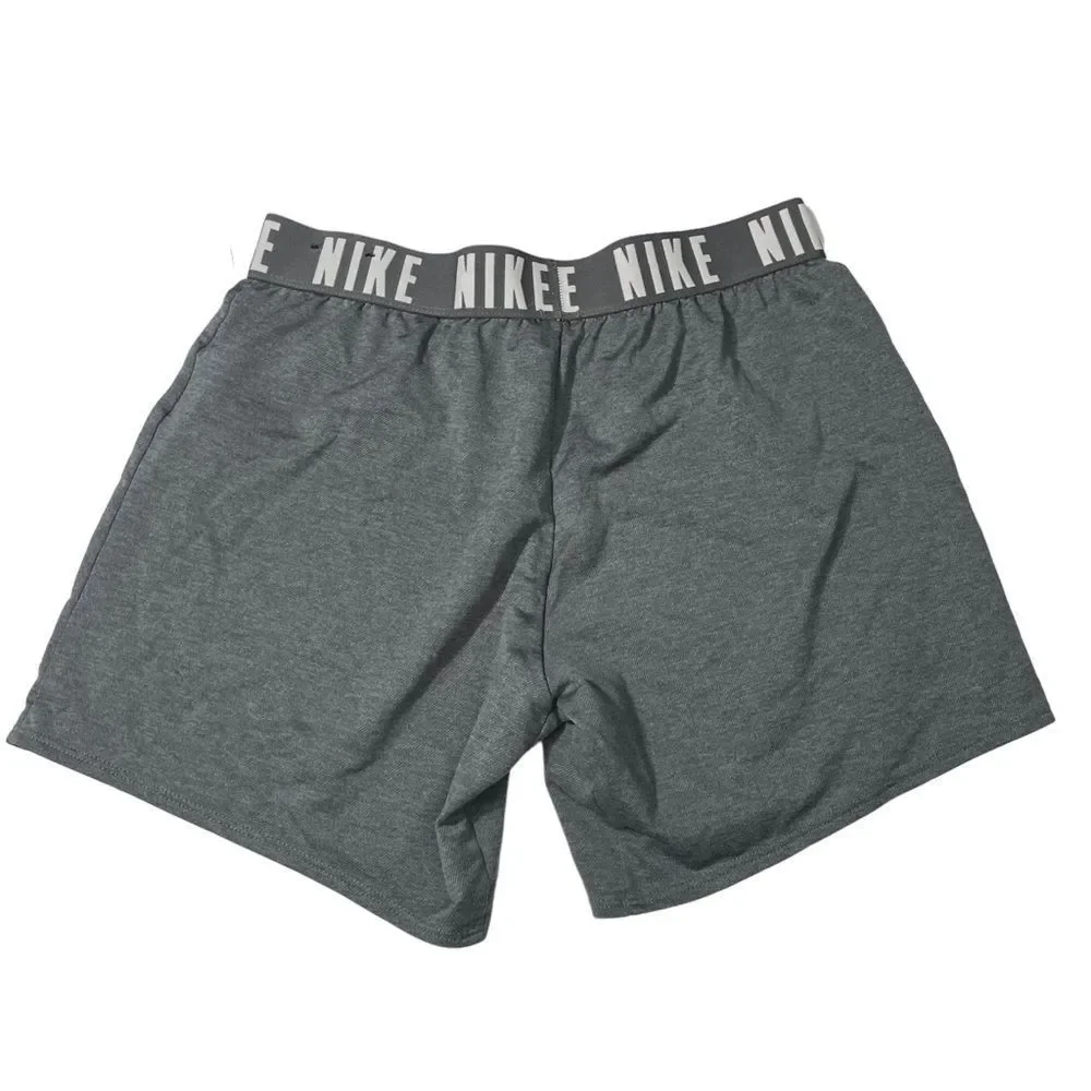Nike Grey Logo Waistband Athletic Shorts